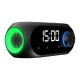 Mikado MD-W7 1200mAh 5W Siyah Bluetooth-Aux-Derece-Usb-FM Double Alarmlı Saat Speaker Speaker Mikado MD-W7 1200mAh 5W Siyah Bluetooth-Aux-Derece-Usb-FM Double Alarmlı Saat Speaker Speaker