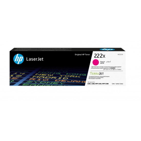 Hp 222X Magenta Kırmızı 2.500 Sayfa Toner W2223X