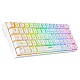 Rampage KB-RX63 B-ATOM Beyaz Bluetooth RGB Backlight Blue Switch Mekanik Q 63 Tuşlu Oyuncu Klavyesi