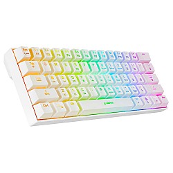 Rampage KB-RX63 B-ATOM Beyaz Bluetooth RGB Backlight RED SWITCH Mekanik Q 63 Tuşlu Oyuncu Klavyesi