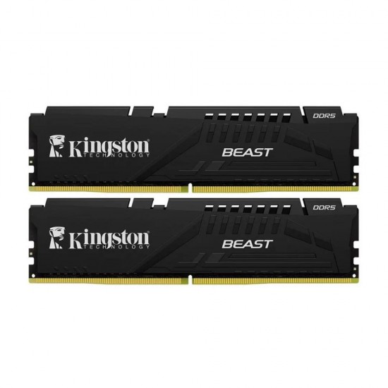 Kingston Beast KF552C36BBEK2-16TR 16GB (2x8) DDR5 5200Mhz CL36 Siyah Gaming RAM (Bellek)