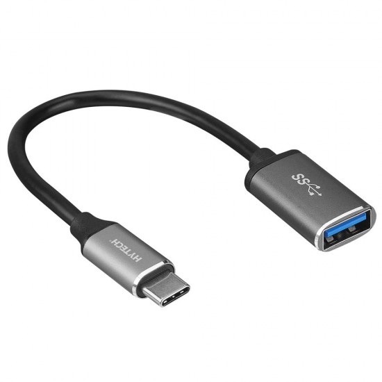 Hytech HY-XO22 Gümüş USB F to Type C M 10cm kablolu Metal Gövdeli OTG Çevirici Hytech HY-XO22 Gümüş USB F to Type C M 10cm kablolu Metal Gövdeli OTG Çevirici