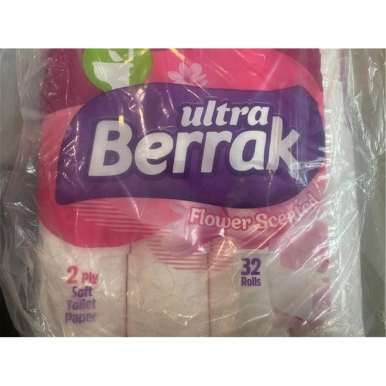 Berrak Ultra 501383 32-3 96 Rulo 2 Katlı Tuvalet Kağıdı Flower Scented (Çiçek Kokulu) Berrak Ultra 501383 32-3 96 Rulo 2 Katlı Tuvalet Kağıdı Flower Scented (Çiçek Kokulu)