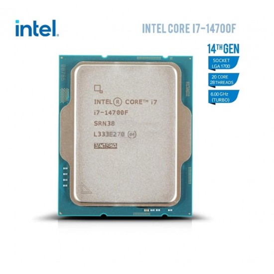 Intel Core i7 14700F TRAY 2.1GHz 20 Çekirdek 33MB L3 Önbellek Soket 1700 Kutusuz İşlemci Intel Core i7 14700F TRAY 2.1GHz 20 Çekirdek 33MB L3 Önbellek Soket 1700 Kutusuz İşlemci