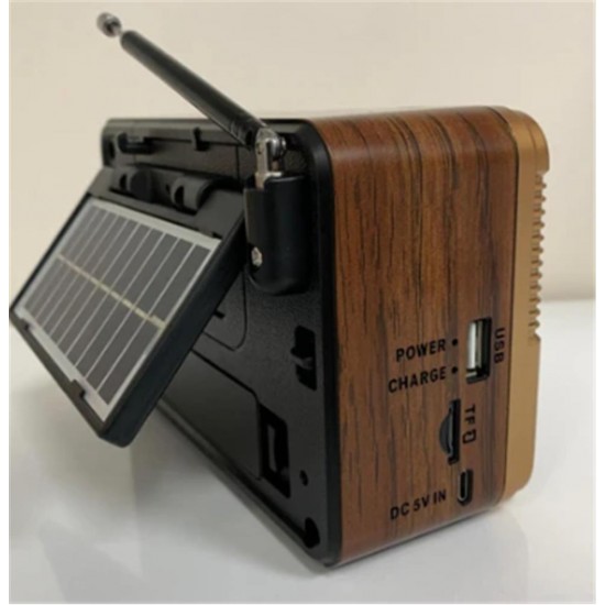 Everton Rt-672 Bluetooth Fm-Usb-Tf-Aux Şarjlı Solar Nostaljik Radyo Everton Rt-672 Bluetooth Fm-Usb-Tf-Aux Şarjlı Solar Nostaljik Radyo