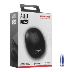 Altec Lansing ALBM7335 Siyah 2.4GHz USB 1200DPI Alkalin Pilli Kablosuz Mouse