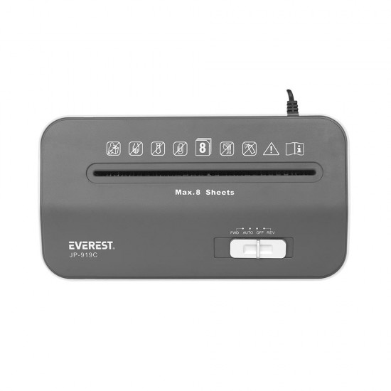 Everest JP-919C K.Kesme Makinesi 312 -167.3 - 350mm Cross Cut Paper Shredder