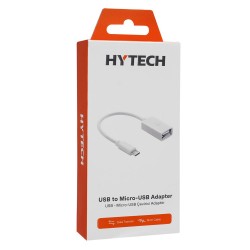 Hytech HY-X110 Beyaz USB F to MicroUSB M OTG Çevirici