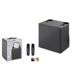 Hadron M83 Siyah  Bluetooth Karaoke 2 Mikrofonlu Speaker 10W 170-129-205MM