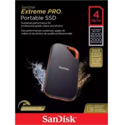 Sandisk 4TB Extreme PRO V2 SDSSDE81-4T00-G25 2000MB-s Taşınabilir SSD