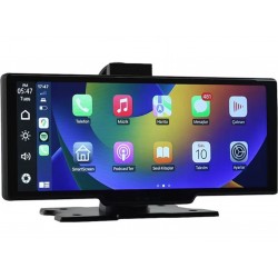 Ottocast 10" Taşınabilir Apple CarPlay & Android Auto, Ön & Arka Kameralı Araç Multimedya