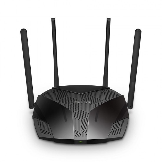 Tp-Link Mercusys MR80X Dual Bant Wifi6 4 Port Kablosuz Router AX3000