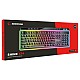 Rampage SHINE K14 Siyah USB RGB Backlight Membrane Gaming Oyuncu Klavye Rampage SHINE K14 Siyah USB RGB Backlight Membrane Gaming Oyuncu Klavye
