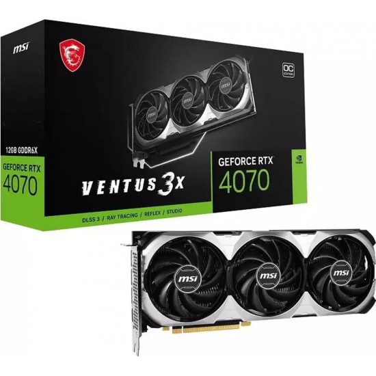 Msı GeForce RTX4070 Ventus 3X E1 12G OC 12GB GDDR6X 192Bit DX12 Gaming (Oyuncu) Ekran Kartı