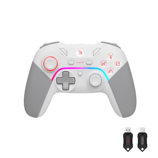 A4 Tech Bloody Gpw70 Rgb 2.4Ghz Kablosuz&Usb Pc Android Switch Ps3 Sports White Beyaz GamePad