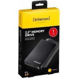 Intenso 1TB 2.5" USB 3.0 Taşınabilir Disk Siyah (6023560) + Deri Taşıma Kılıfı