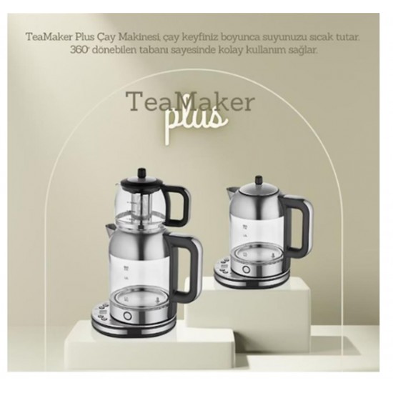 Arow Tr-4318 Tea Maker Plus Elektrikli Çaycı