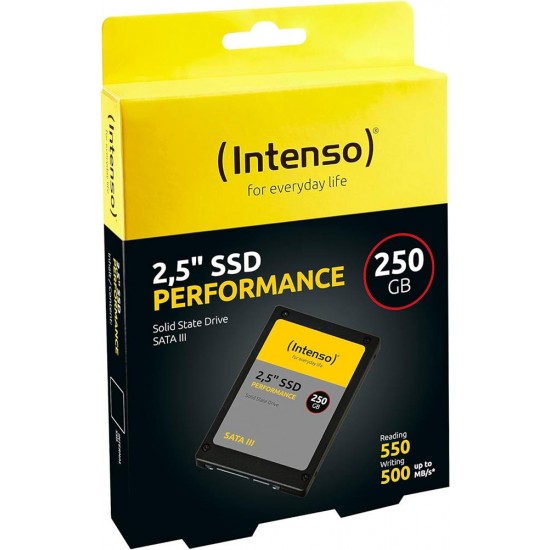 Intenso 250Gb Performance 250GB 2.5" Sata3 550MB-500MB-s Ssd Harddisk