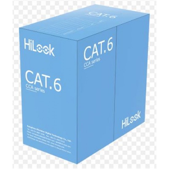 Hilook NC-1LN6UU-CCA CAT6 U-UTP 24 AWG 305 Metre Ağ Kablosu, CCA, 0,57 mm Hilook NC-1LN6UU-CCA CAT6 U-UTP 24 AWG 305 Metre Ağ Kablosu, CCA, 0,57 mm