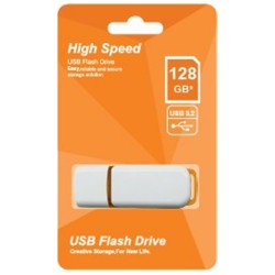 Elba 128GB Plastik Beyaz-Turuncu 3.2 USB Flash Bellek