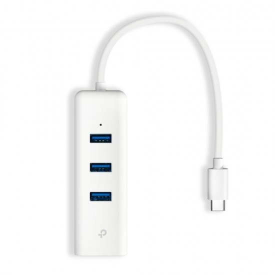Tp-Link UE330C 10-100-1000 Mbps 3.0 Type C Ethernet Çevirici + 3 Port USB Çoğaltıcı Tp-Link UE330C 10-100-1000 Mbps 3.0 Type C Ethernet Çevirici + 3 Port USB Çoğaltıcı