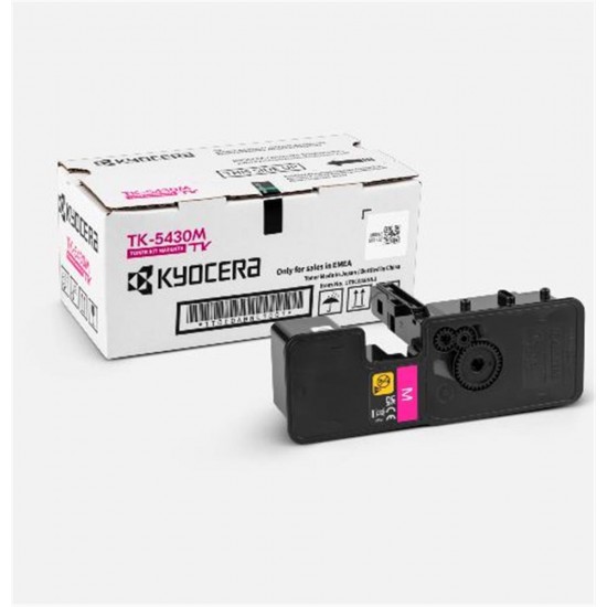 Kyocera TK-5430M Magenta Kırmızı Orjinal Fotokopi Toneri Ecosys MA2100- PA2100 1.250 Sayfa Kyocera TK-5430M Magenta Kırmızı Orjinal Fotokopi Toneri Ecosys MA2100- PA2100 1.250 Sayfa