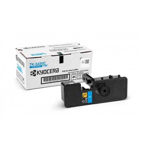 Kyocera TK-5430C Cyan Mavi Orjinal Fotokopi Toneri Ecosys MA2100- PA2100 1.250 Sayfa Kyocera TK-5430C Cyan Mavi Orjinal Fotokopi Toneri Ecosys MA2100- PA2100 1.250 Sayfa