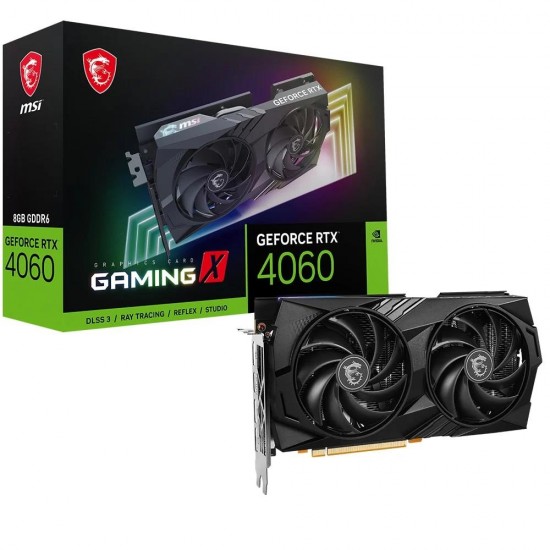 Msi GeForce RTX4060 Gaming X 8GB GDDR6 128 Bit DLSS 3 Ekran Kartı Msi GeForce RTX4060 Gaming X 8GB GDDR6 128 Bit DLSS 3 Ekran Kartı