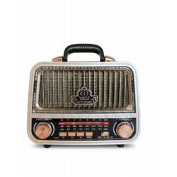 Everton Rt-770  Şarjlı Led Işıklı  Nostaljik Radyo(Bluetooth Fm-Usb-Tf-Aux)