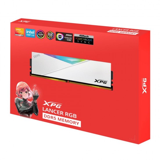 XPG 16GB-2 Lancer RGB DDR5 7200MT-s CL 34-46-46 1.4V Soğutuculu PC Ram XPG 16GB-2 Lancer RGB DDR5 7200MT-s CL 34-46-46 1.4V Soğutuculu PC Ram