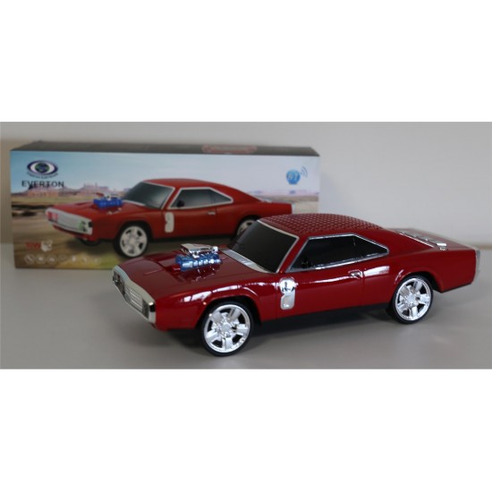 EVERTON RT-1959 Kırmızı Arabalı  Bluetooth Fm-Usb-Tf-Aux Şarjlı Nostaljik Radyo