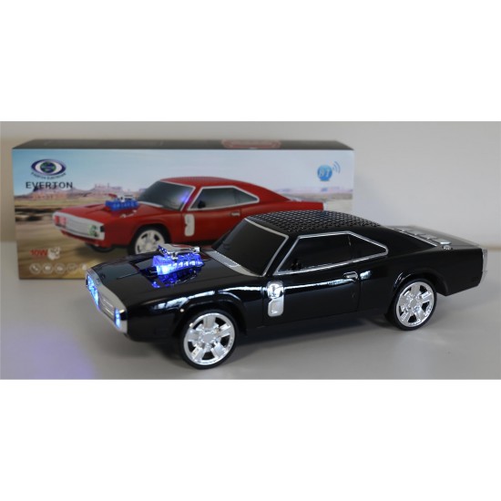 EVERTON RT-1959 Siyah Arabalı  Bluetooth Fm-Usb-Tf-Aux Şarjlı Nostaljik Radyo