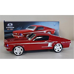 EVERTON RT-1951 Kırmızı Bluetooth Fm-Usb-Tf-Aux Şarjlı Nostaljik Radyo