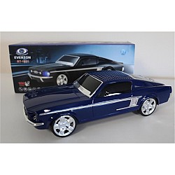 EVERTON RT-1951 Dark Blue Arabalı  Bluetooth Fm-Usb-Tf-Aux Şarjlı Nostaljik Radyo