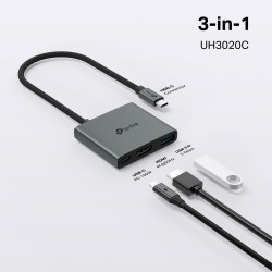 Tp-Link UH3020C USB Type C Docking Station 3 Port ( USB-C + HDMI + USB 3.0)