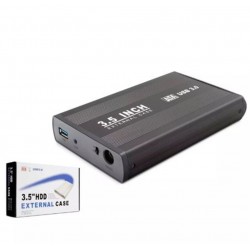 HADRON HDX1756 HDD KUTU USB3.0 METAL SATA 3.5" SİYAH