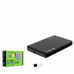 HADRON HDX1757 HDD KUTU USB2.0 PLASTİK SATA 2.5" SİYAH - BEYAZ