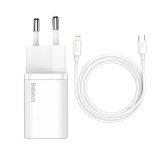 Baseus TZCCSUP-B02 20W C+C Beyaz Şarj Aleti Baseus TZCCSUP-B02 20W C+C Beyaz Şarj Aleti