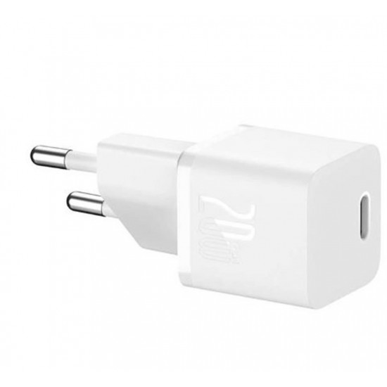 Baseus CCGN050102 20W Beyaz 1C GaN5 Adaptör Mini Baseus CCGN050102 20W Beyaz 1C GaN5 Adaptör Mini