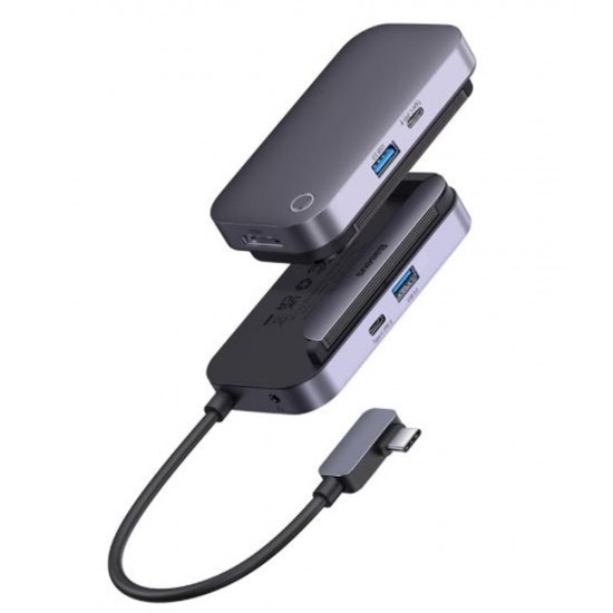 Baseus WKWJ000013 PadJoy 4 Bağlantı Noktalı Type-C HUB Adaptörü Baseus WKWJ000013 PadJoy 4 Bağlantı Noktalı Type-C HUB Adaptörü