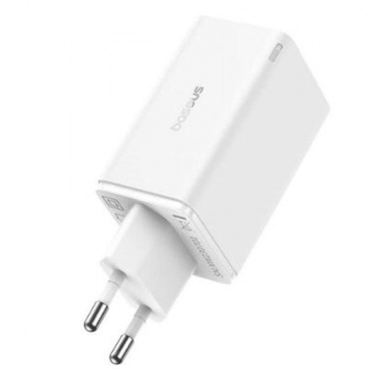BASEUS P10162701213-00 GAN 6 Pro 2C+2U 65W Şarj Cihazı Beyaz BASEUS P10162701213-00 GAN 6 Pro 2C+2U 65W Şarj Cihazı Beyaz