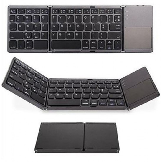 Sline Y-041 Katlanabilir Kablosuz Bluetooth Klavye Touchpadli Taşınabilir Sline Y-041 Katlanabilir Kablosuz Bluetooth Klavye Touchpadli Taşınabilir