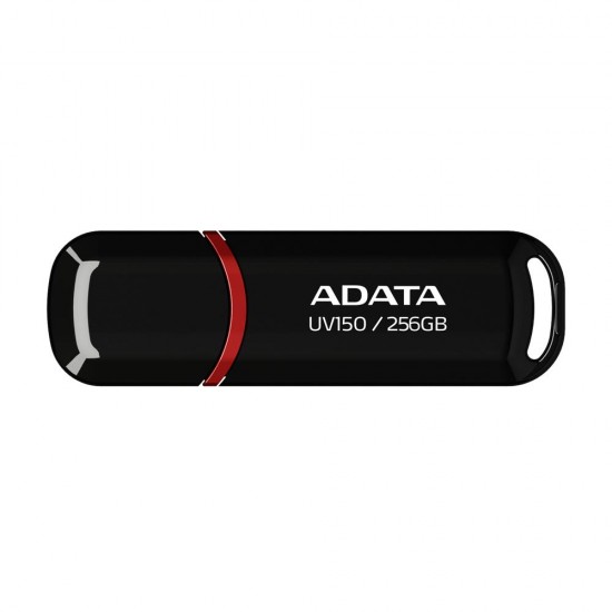 ADATA UV150-256GB USB3.2 Gen1 Black Flash Bellek ADATA UV150-256GB USB3.2 Gen1 Black Flash Bellek
