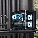 Aerocool AE P300C BK 3x12cm Mirror A-RGB Fanlı, Panoramik Tempered Panel, mATX Aerocool AE P300C BK 3x12cm Mirror A-RGB Fanlı, Panoramik Tempered Panel, mATX