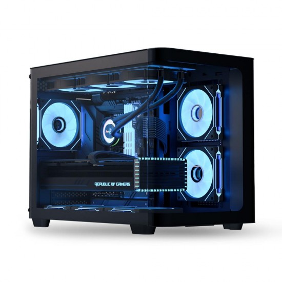 Aerocool AE P300C BK 3x12cm Mirror A-RGB Fanlı, Panoramik Tempered Panel, mATX Aerocool AE P300C BK 3x12cm Mirror A-RGB Fanlı, Panoramik Tempered Panel, mATX