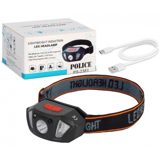 Polıce PS-2361 Sensörlü Kafa Feneri Polıce PS-2361 Sensörlü Kafa Feneri