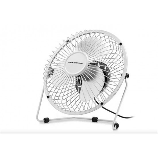 HADRON HDX7252 BEYAZ VANTİLATÖR USB METAL18CM HADRON HDX7252 BEYAZ VANTİLATÖR USB METAL18CM