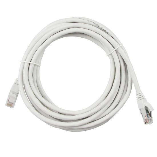 Vcom NP612B-5.0 Cat6 5.0MT Gri Utp Patch Kablo
