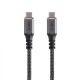 Vcom CU520M-2.0 Type-C to Type-C 2m 20Gbps USB4 5A Şarj Kablosu
