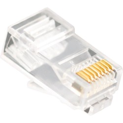 Vcom NM006 100lü Plastik RJ45 8P8C Cat6-UTP-RJ45-3u Konnektör